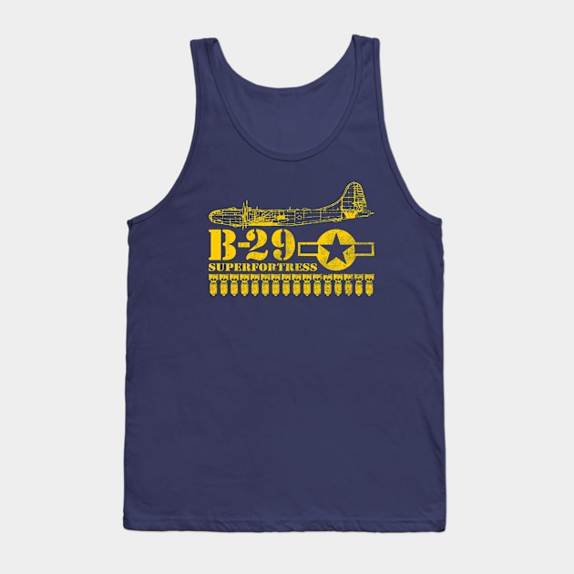 B-29 Superfortress (distressed) Tank Top by TCP